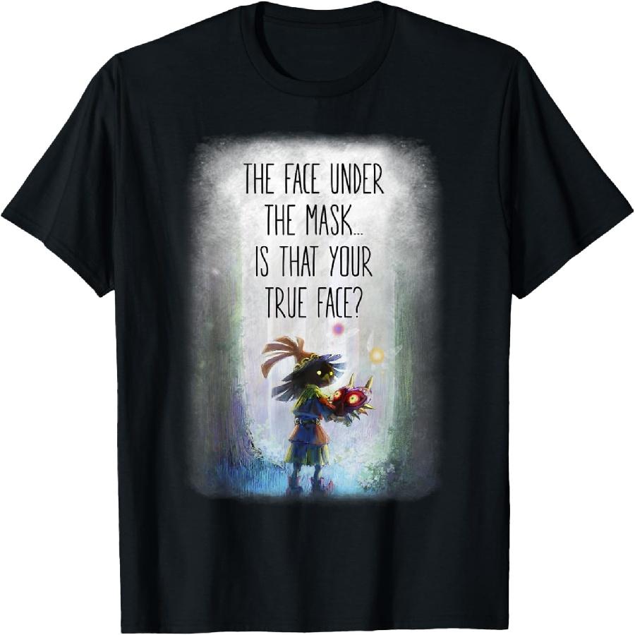 The Legend of Zelda Majora s Mask Is That Your True Face T-Shirt S