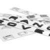 VTL1 Per Range Rover Evoque Sport HSE 1 pz Plastica ABS 3D Emblema Grande per Bagagliaio Auto Lettere Volvo Adesivo Decalcomania per Logo Range Rover