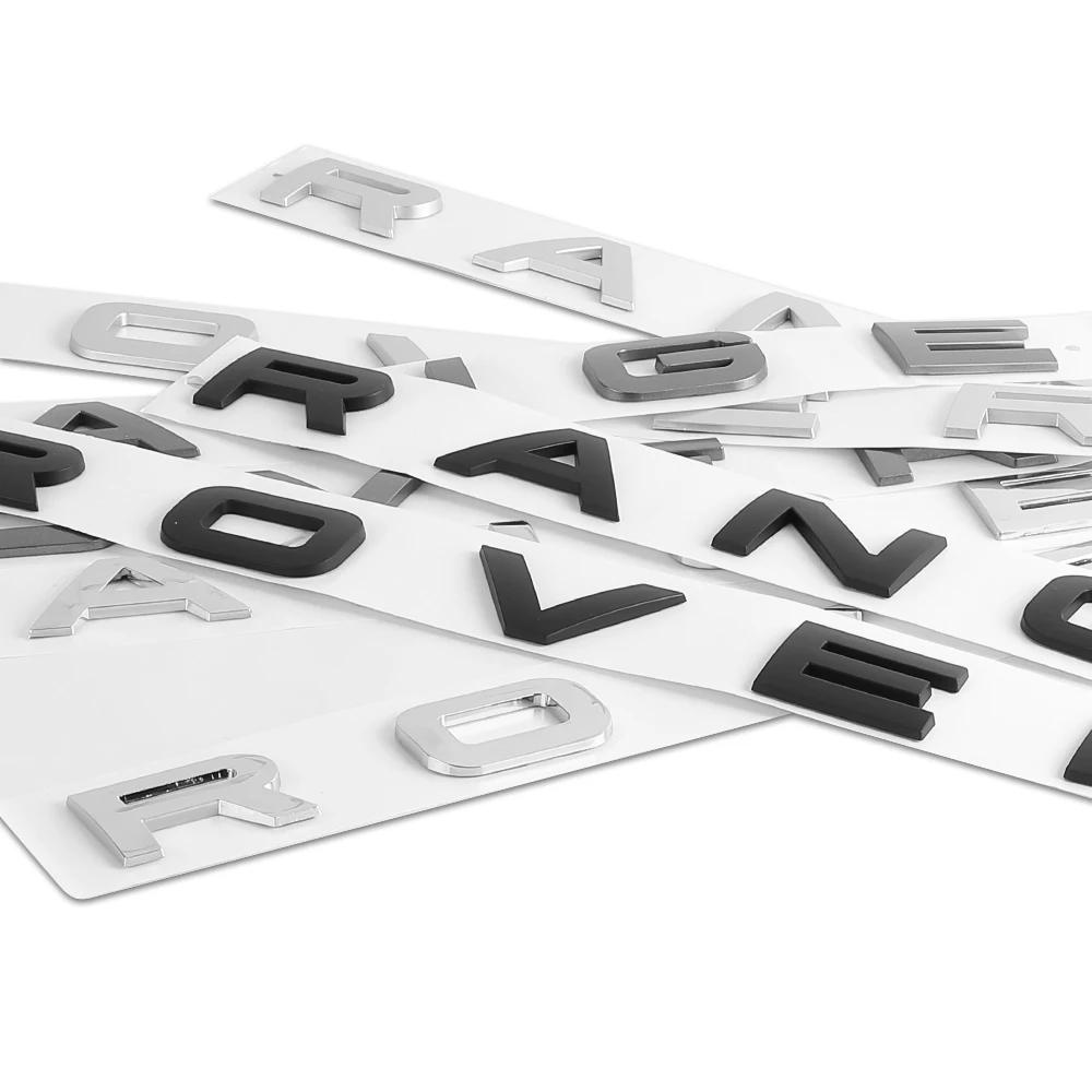 VTL1 Per Range Rover Evoque Sport HSE 1 pz Plastica ABS 3D Emblema Grande per Bagagliaio Auto Lettere Volvo Adesivo Decalcomania per Logo Range Rover