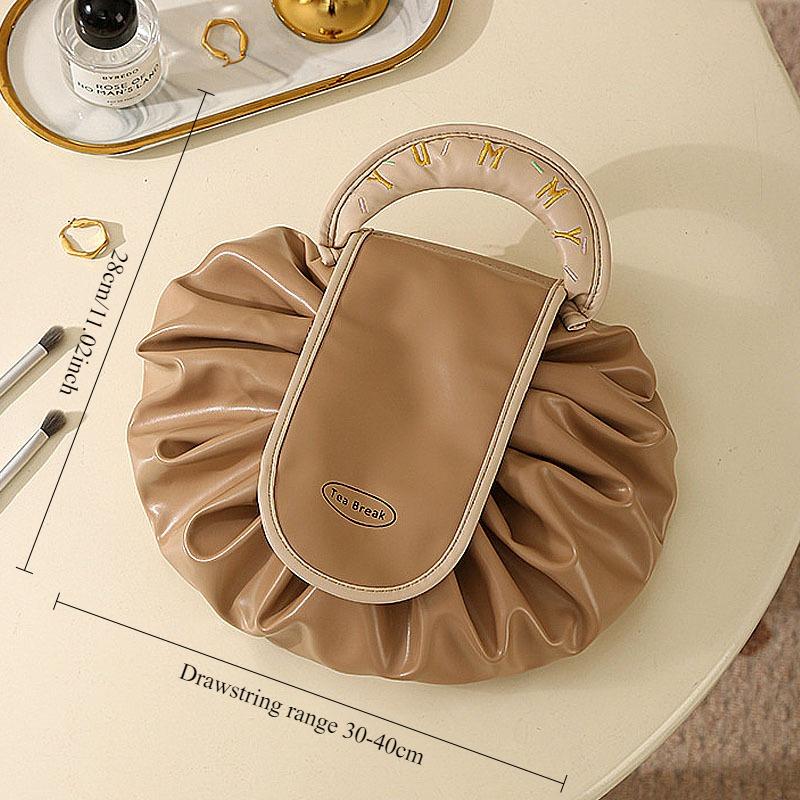Travel Storage Makeup Bag Women Drawstring Cosmetic Bag Organizer Female Pouch Portable Waterproof Toiletry Beauty Case