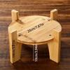 Round Base Wooden Drinking Water Rack Drink Dispenser Stand Juice Can Drinking Water Dispenser Base For Restaurant Bar