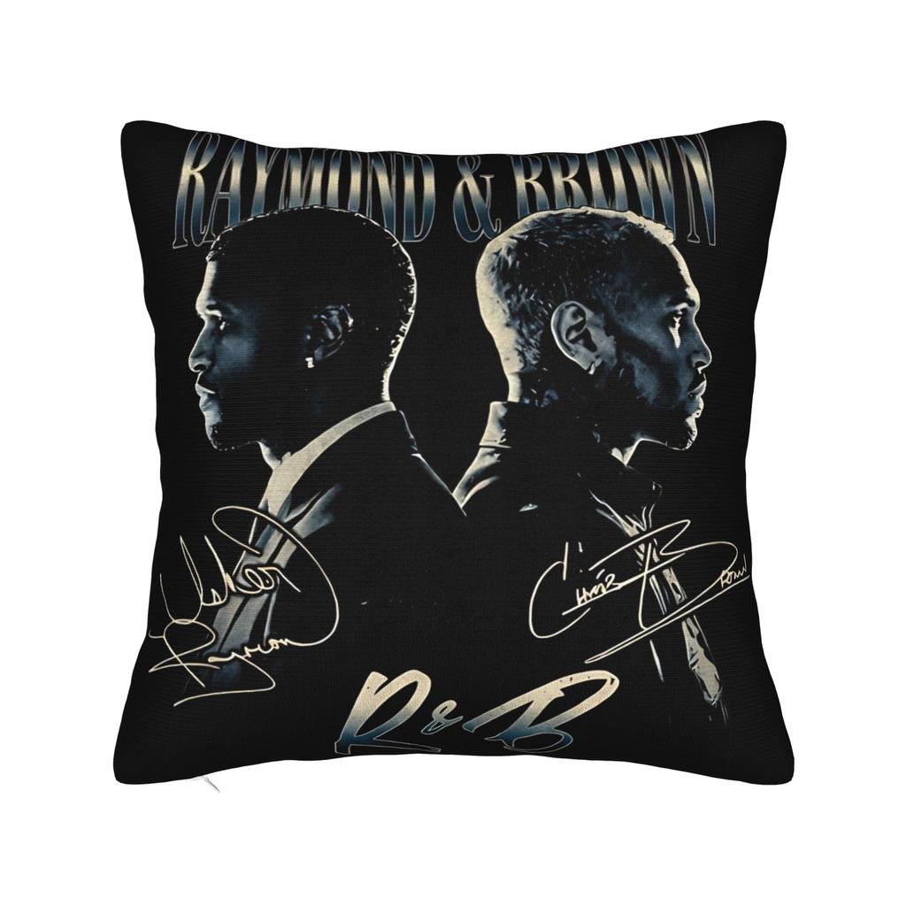 Pillow Case Chris Brown Breezy Album Design Music Singer Pillow Cover For Chair Sofa Home Decor Kawaii Pillowcases