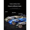 1/24 Lambo V12 GT Metal Vehicle Alloy Sport Car Diecast Car Model Sound and Light Toy Computer Desktop Ornament Collection Gift