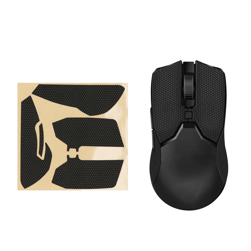 Kwmobile Mouse Grip for Razer Viper Mini - Anti-Slip Grip Tape, Pre-Cut, 0.5mm Thick, Black
