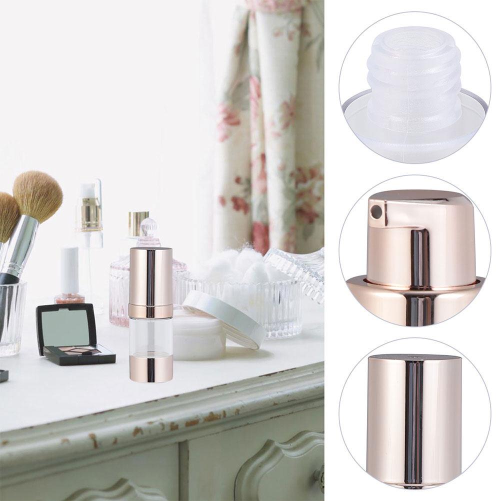 6Pcs 15Ml Premium ABS PP Pet Travel Cosmetics Dispenser Bottles Set Leakproof Empty Lotion Shampoo Makeup Remover Containers
