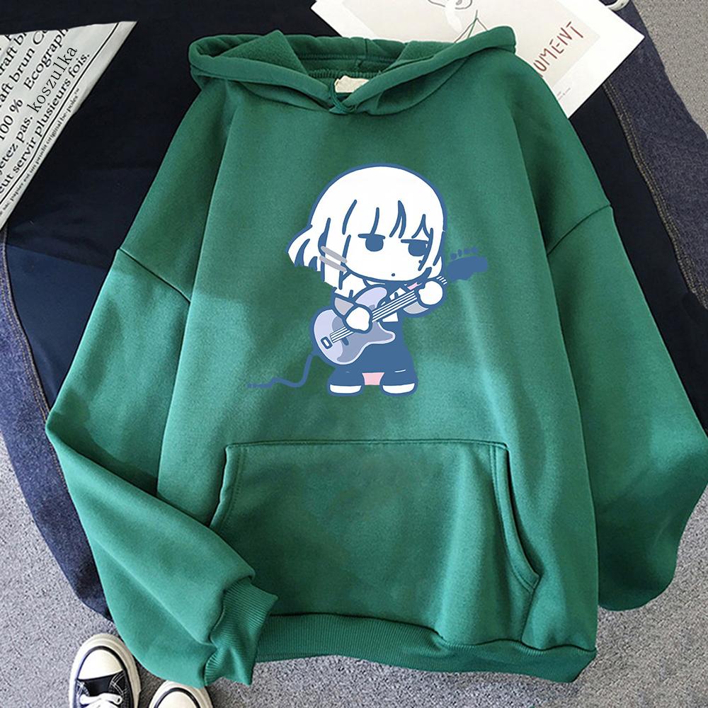 Bocchi The Rock Ryo Yamada Hoodie Women Aesthetic Anime Manga Hoodies Unisex Autumn Winter Cartoon Pullovers Sweatshirts Korea