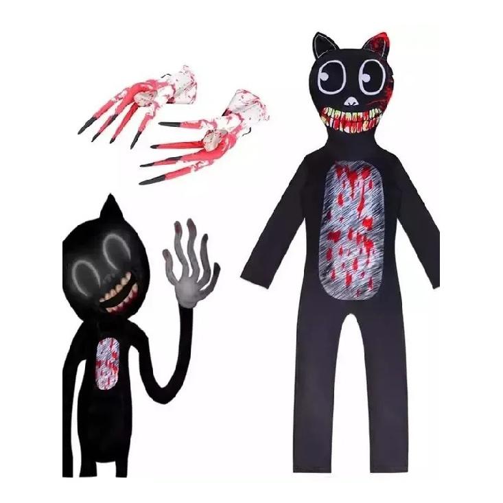 Halloween Costumes for Kids Siren Head Cosplay Bodysuit Boys Girls Anime Black Cat Character Fancy Dress Carnival Party Clothing