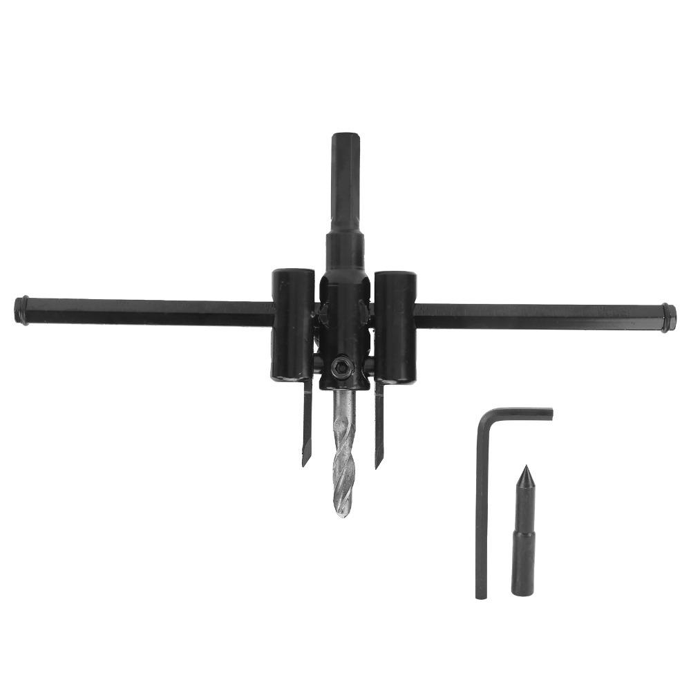 Aircraft Type Twist Bit Adjustable Hole Saw Woodworking Drill Tool For Drywall