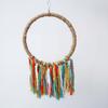 Pet Bird Parrot Toy Cotton Rope Circle Toys Chewing Bite Parrot Perch Hanging Cage Swing Rope Ring Stand Climb Toy Bird Supplies