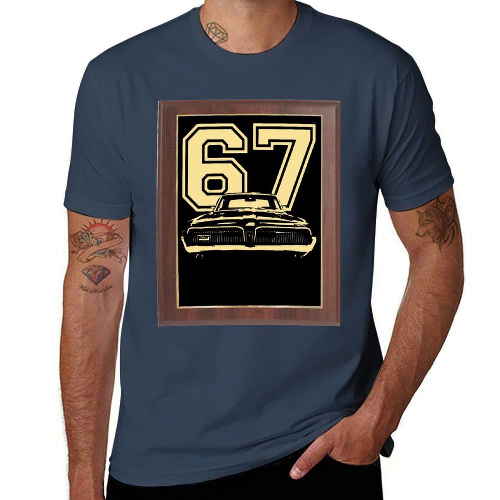 1967 Mercury Cougar Shirt Tshirt Black Cotton Tshirt Plain For Unisex Package G Unisex T Shirts For Unisex Cotton T Shirt Unisex Tshirt S