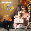 Puffpals Cat Plush Toy Body Pillow Mother Cat and 4 Kittens Set Fluffy and Squishy Body Pillow Gift Black Cat