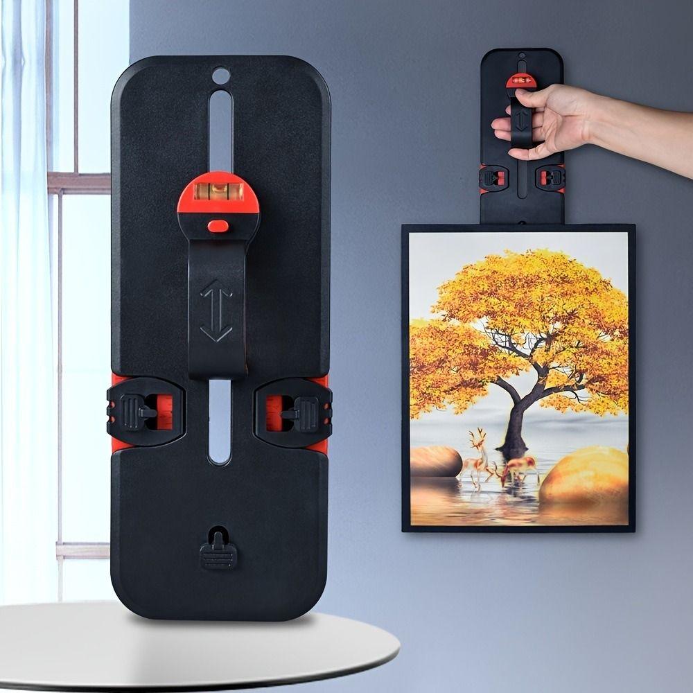 Foldable Design Picture Leveling Tool Bubble Level Picture Hanger Tool For Carpenters