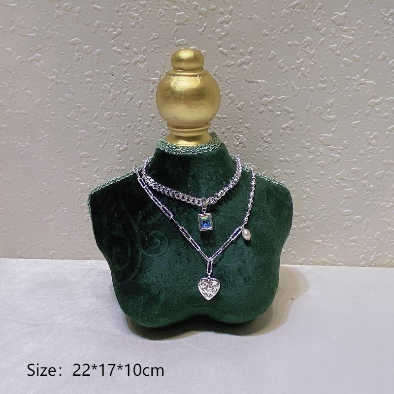 Necklace Jewelry Model Display Rack Rings Bracelet Storage Pallet Counter Jewellery Showcase Tray Live Pictures Trinket Props