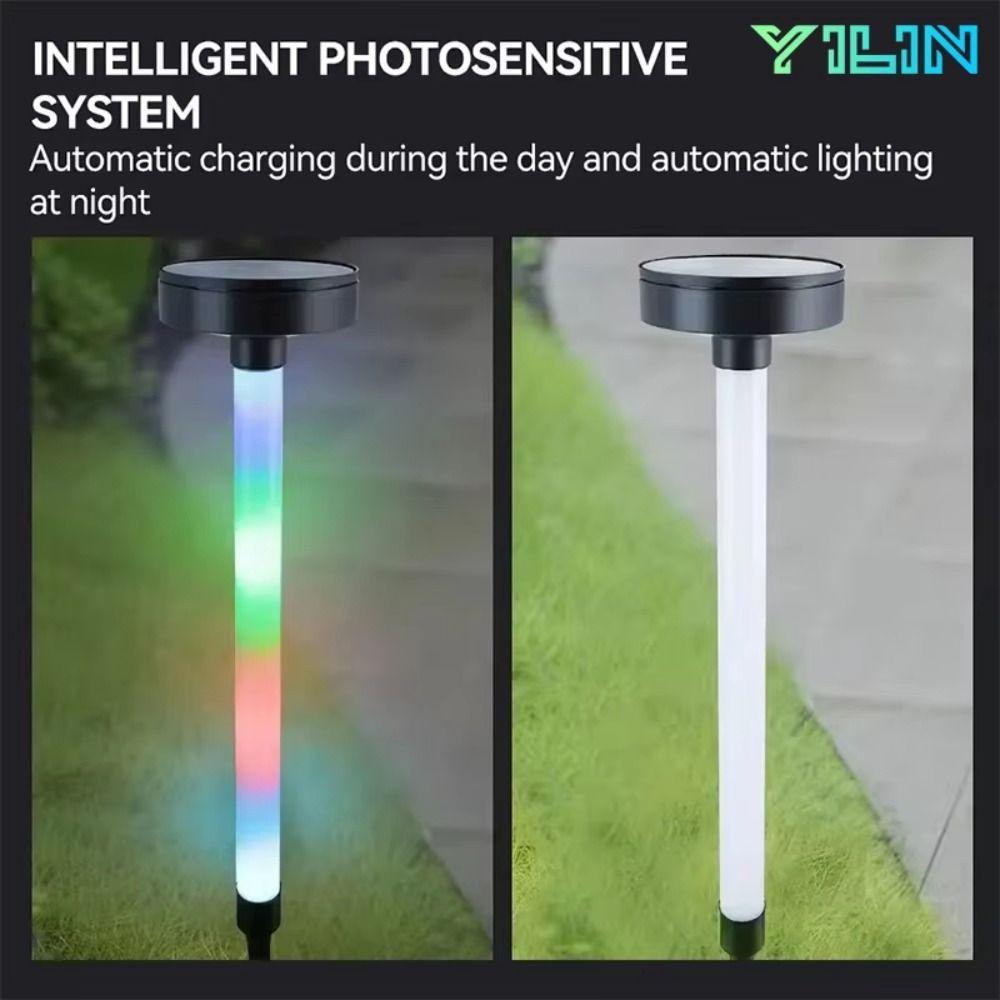 Waterproof Design Solar Pathway Lights 1200mAh Battery 10LED Lighting Outdoor Garden Lamp Solar Powered RGB LED