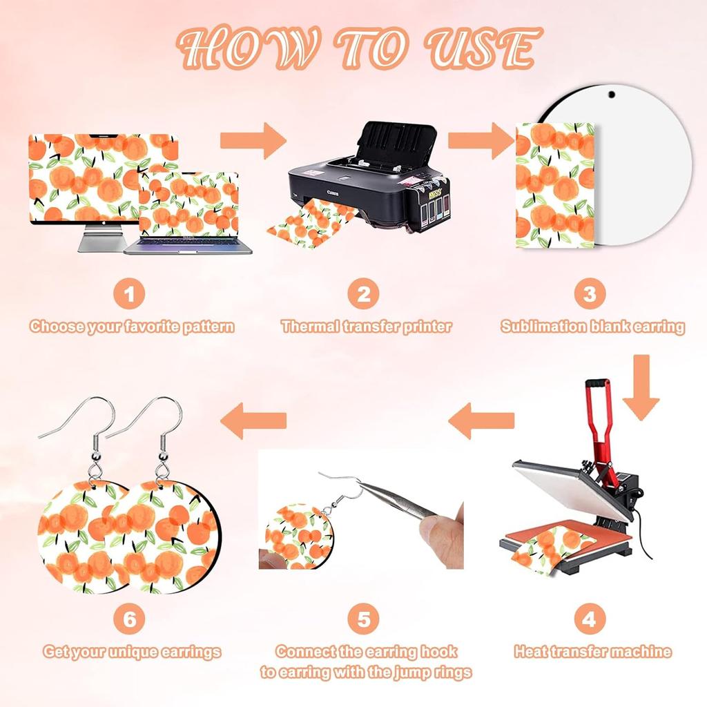 ZOCONE 60 Pcs Sublimation Earrings Blank Bulk, Sublimation Printing Earrings Unfinished Rectangular Heat Transfer Earring Pendant with Earring Hooks