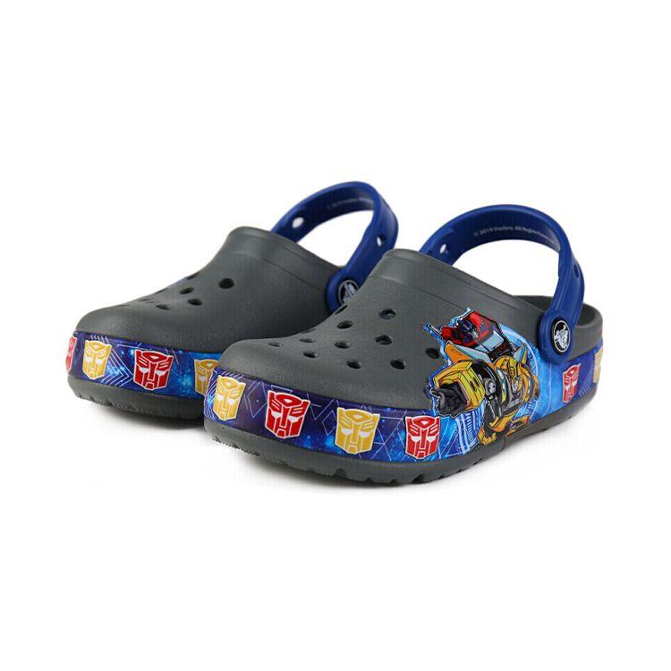 Crocs Classic Clog CFL Transformers Bnd Lt Slate Graffiti Kids Clogs Gray 205501-0DA
