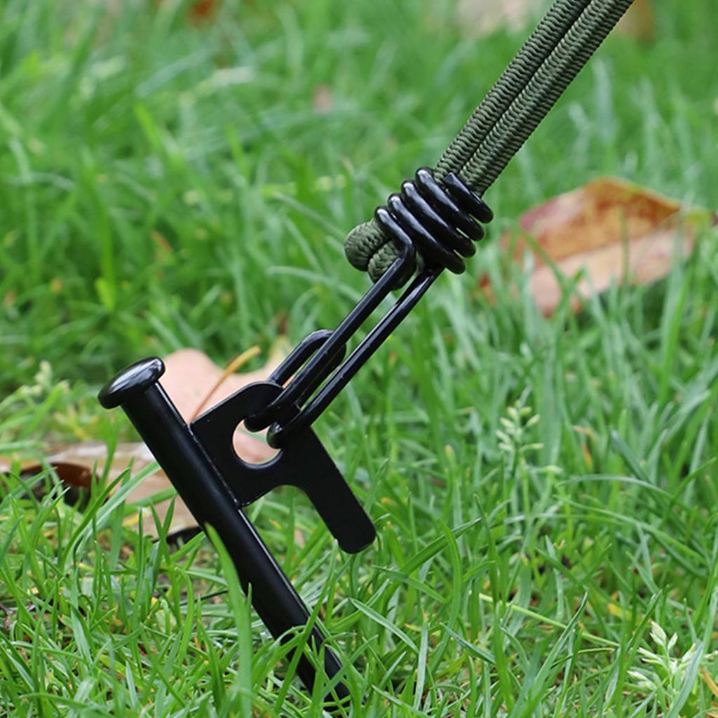 Landscape Edging Stake 10mm Diameter Thickened and Extended Anchoring Spike for Camping 20cm Length