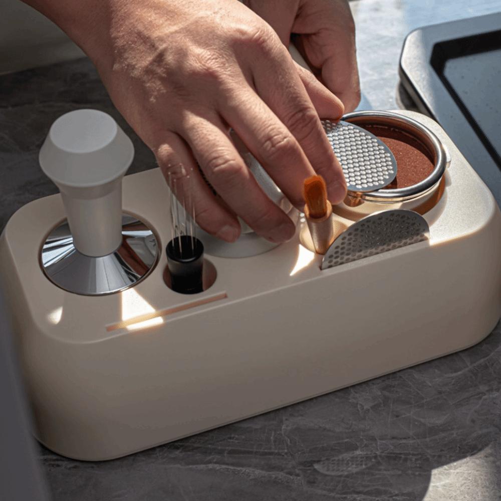 51-58mm Espresso Tamper Holder Universal Coffee Portafilter Storage Rack  Barista