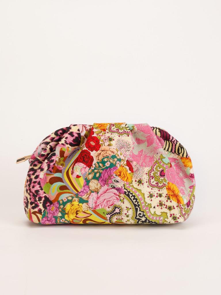 Damen-Schwerindustrie Tuschemalerei-Stil Netzstickerei Pailletten Leichter Luxus Handtasche Abend Wolken Tasche