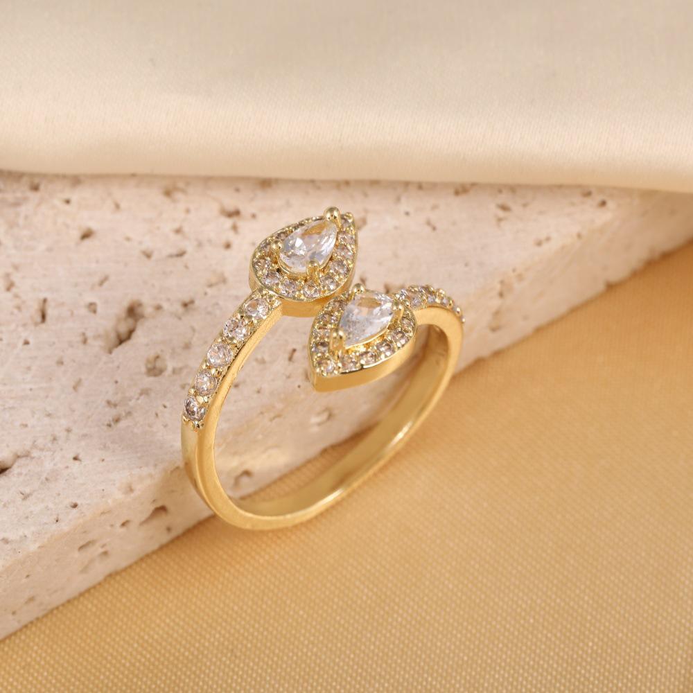 Elegant Pink Diamond Snake Open Ring for Women - Luxury Niche Design, Perfect Birthday Gift