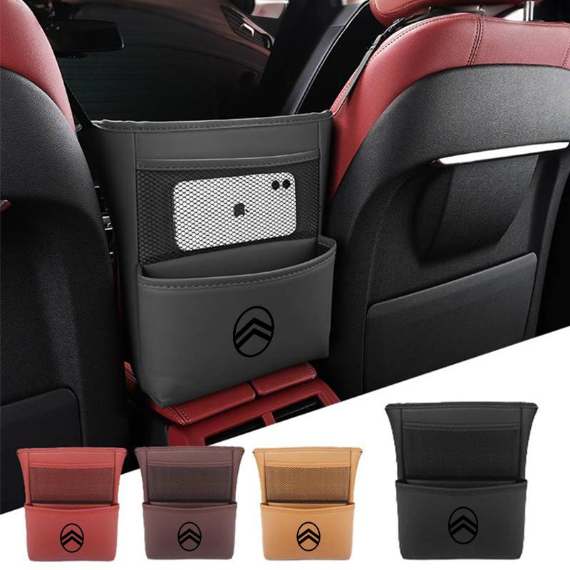 Autositz-Rücken-Aufbewahrungstasche Handytasche Becherhalter Auto Zubehör Für Citroen C4 C3 C5 C1 C2 C-Elysee Berlingo Picasso Jumpy