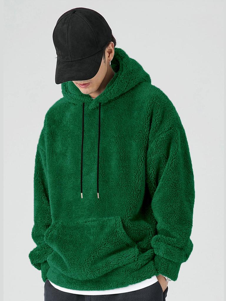 Men's Autumn/Winter Rabbit Ear Hooded Casual Sweatshirt Jacket
