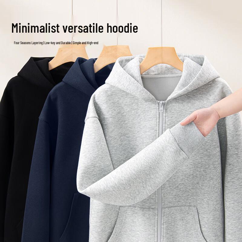 JEEP SPIRIT Men's Hooded Full-Zip Sweatshirt
