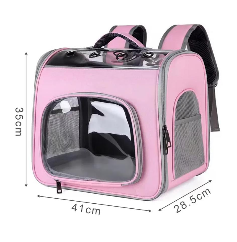 Pet Cat Carrier Bag Outdoor Travel Backpack for Cats Small Dogs Breathable Cat Carrying Bag Suitable for Cats Within 7.5kg