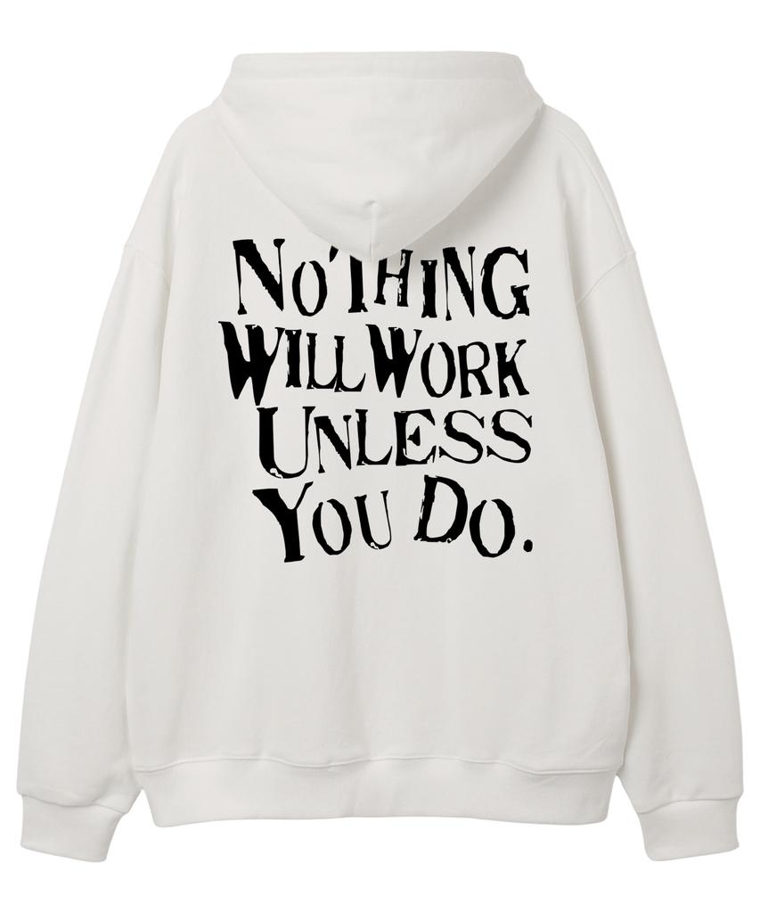 Unless Uo Do Oversized Hoodie (Sls025) White