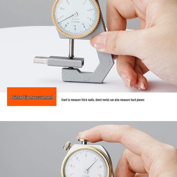 High Precision Digital Thickness Gauge for Steel and Pearl Measuring