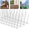 10/1Set Pigeon Spikes Deterrent Wire Stainless Steel Spikes Garden Fence Roof Bird Repeller Anti Pigeon Squirrel Cat Repellent
