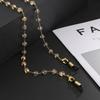 Women Crystal Beads Sunglasses Glasses Chains Lanyards Neck Strap Rope Eyewear Cord Holder Accessories Mask Chain