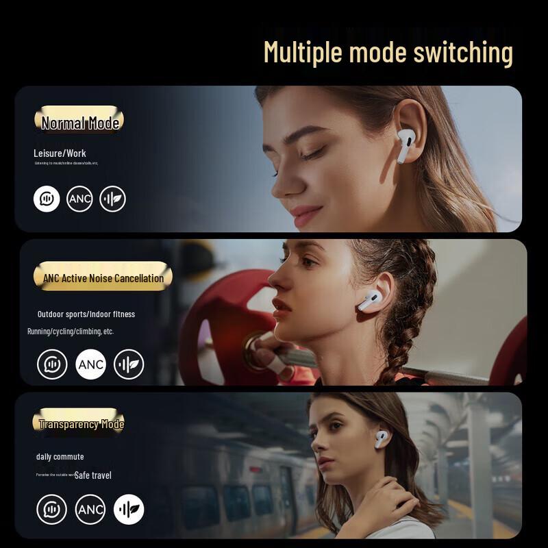 Newmine T9 Active Noise Cancelling Wireless Bluetooth Earbuds