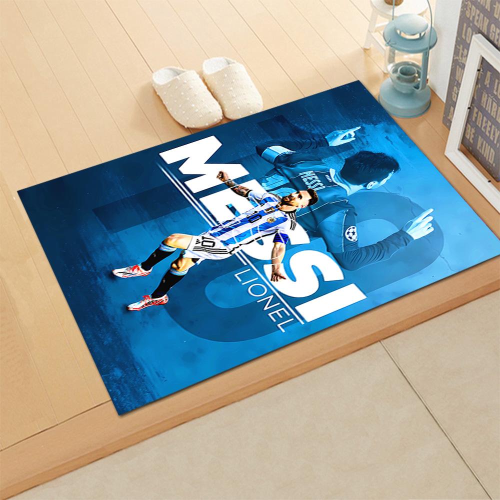 Argentina Messi Celebration rug for living rooms, bedrooms, home décor, and as gifts.