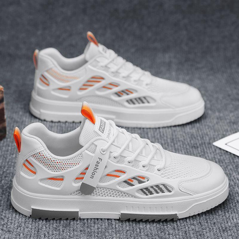 Summer board shoes men's trendy shoes soft sole comfortable breathable low-top casual shoes mesh shoes P men's shoes