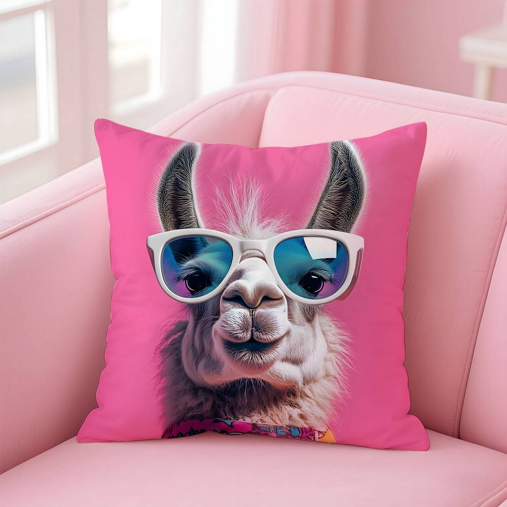 Vibrant Animal Bubble Fashion Tiger Pillow Case Pattern Printing Pillowcase Living Room Sofa Cushion Cover Bedroom Room Decor