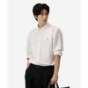 Polo Logo Loose Fit Single-Breasted Long Sleeve Shirt Men Shirts White MNPOWOV16820444-100