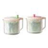 Practical Plastic Vegetable Fruit Dehydrator Spinner Bowl For Daily Cooking Drain Basket with Handle