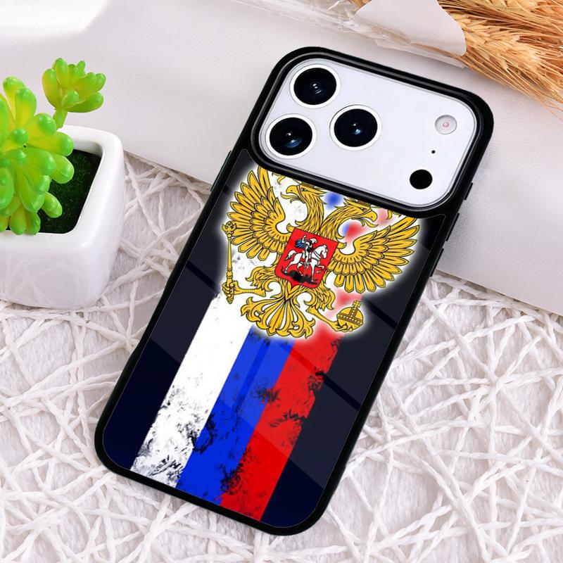 

Russian Flag Shockproof Phone Case for iPhone 17 Air 16e 15 11 12 14 13 Pro Max Cover Coque iPhone 15