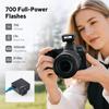 Godox Camera Flash for TTL Compatible Mini Flash with Intuitive Approximately 700 Compact Black iT20-N Nikon, Display, Built-in USB-C Charging,