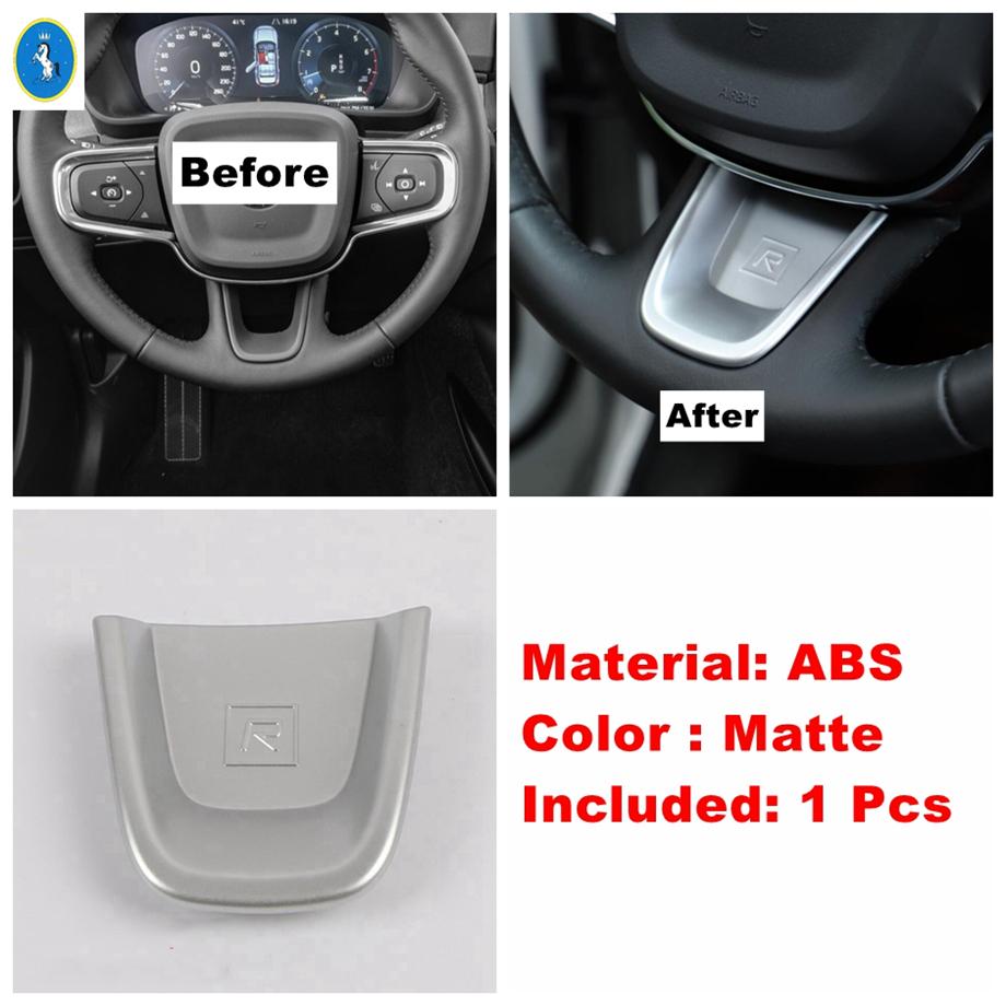 Matte Car Accessories Pillar A Speaker / Gear Box / Water Cup Holder / Air AC Vents Outlet Cover Trim For Volvo XC40 2018 - 2025