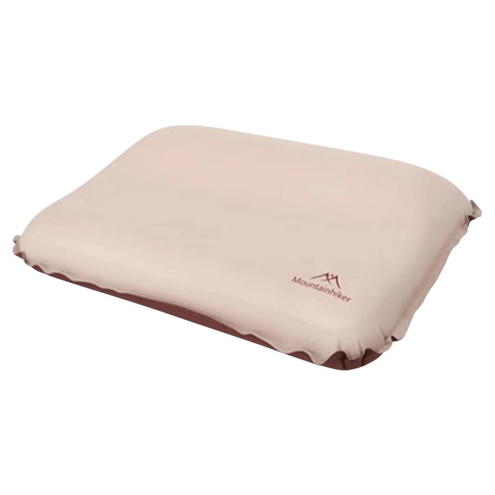 

Ultralight Inflatable Pillow High Rebound Camping Air Pillow Ergonomic Compressible Travel Pillow for Car Airplane Train Office хакі