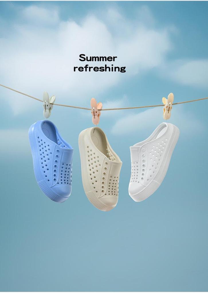 Kinder Crocs Draagbare Antislip Waterdichte Lichtgewicht Gesloten Neus Strand Sandalen voor Jongens en Meisjes