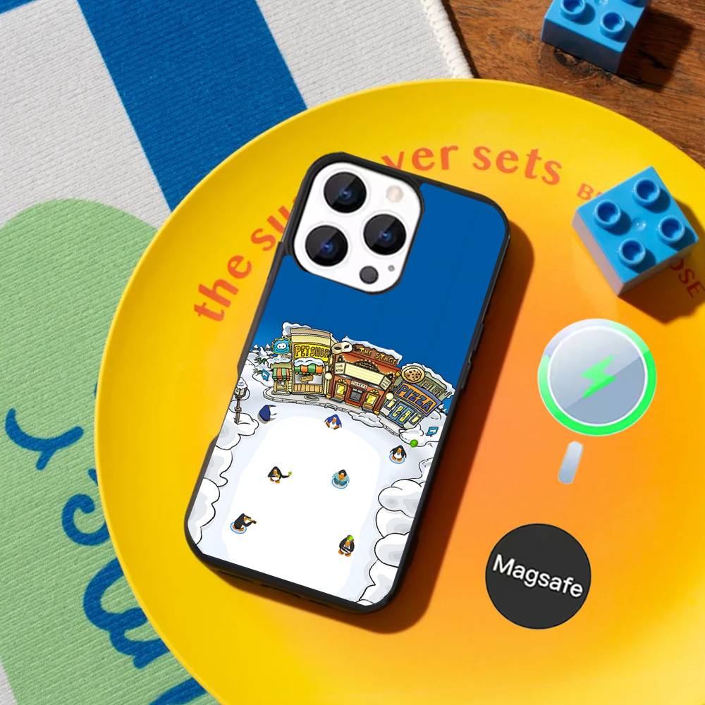 Spiel C-Clubs P-Pinguin-ns Handyhülle Für iPhone 17,16,15,14,13,12,11,Pro,Max,Plus,Mini,SE4,E Magnetisch Magsafe Kabelloses Laden