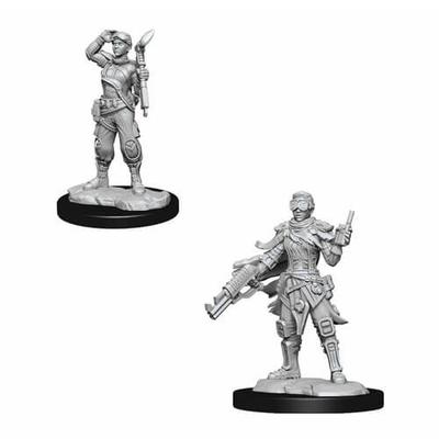 Starfinder Deep Cuts Unbemalte Mini (Menschlicher Mechaniker)