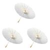 10-1pcs Oiled Paper Umbrella 60cm DIY White Umbrella Photography Props Decorative Chinese Parasol for Wedding Party Decor