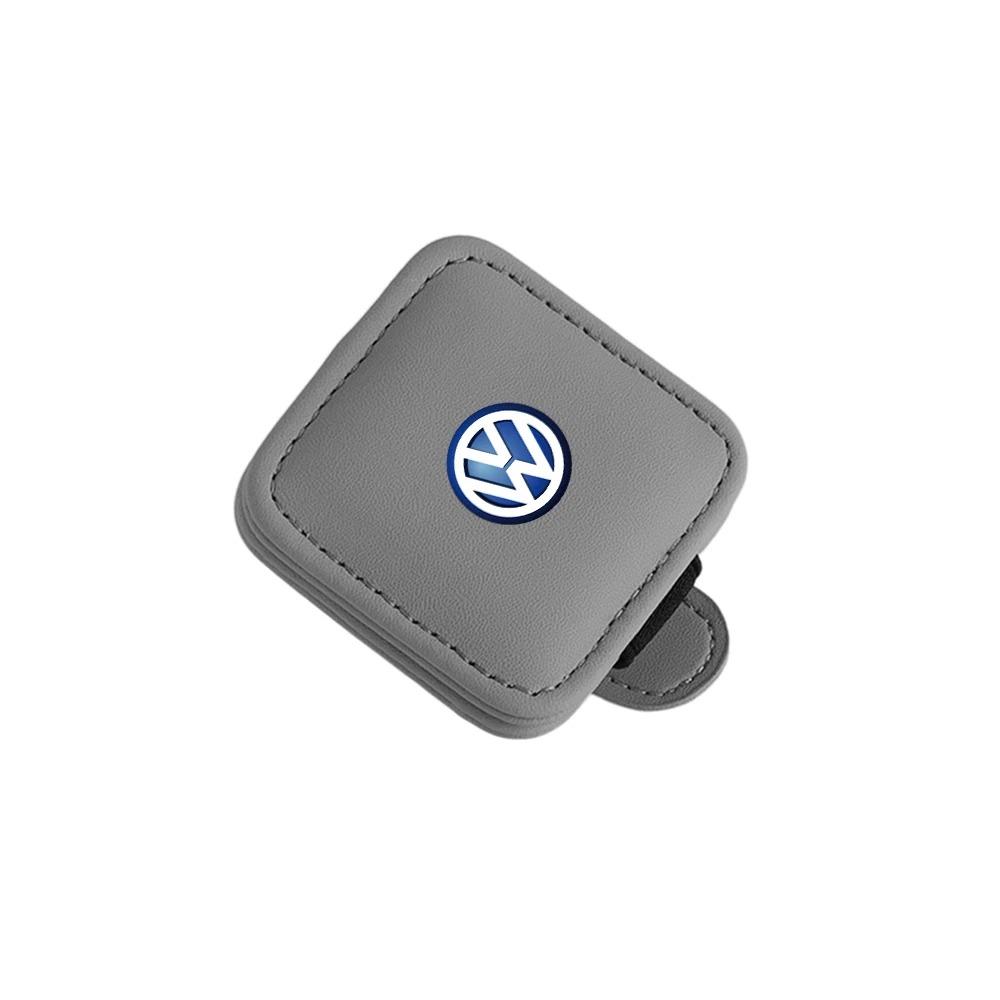 Car Glasses Holder Sun Visor Sunglasses Clip Card Accessories Valve Cap For VW Golf Amarok T5 Phaeton Teramont ID3 Tiguan T-Cros ze3
