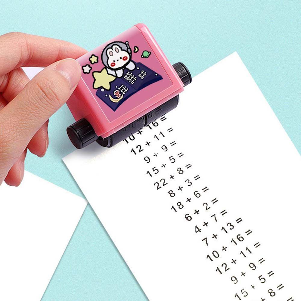 Arithmetic Roller Stamps Addition Subtraction Stamps Addition Subtraction Seal Math Teaching