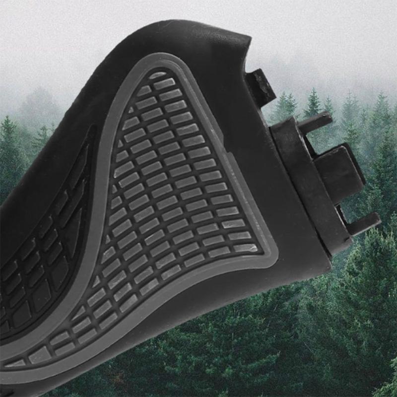 Fahrradgriff Lenker Stoß- und Staubdicht Fahrradgriff Gummi Beidseitig klemmend