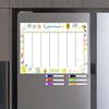 Multi-Style Magnetic Message Board: Wipeable Refrigerator Whiteboard Sticker